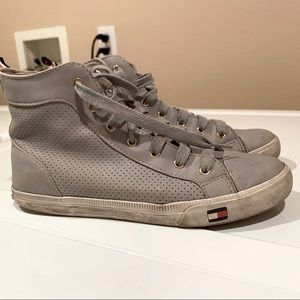Tommy Hilfiger Women High Top Shoes Grey